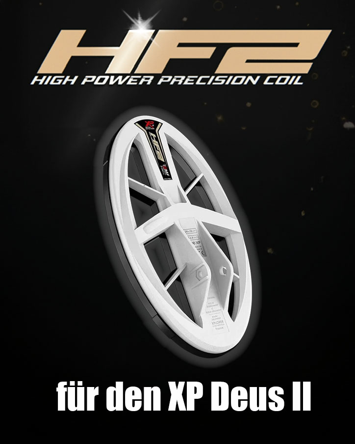 XP DEUS II DD FMF HF2 Suchspule 13 x 24 cm