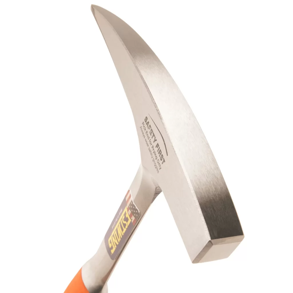 Estwing Geologenhammer / Pickhammer mit orangem Vinylgriff EO-22P