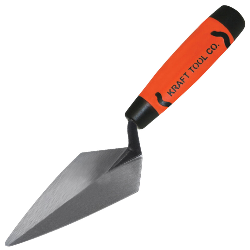 KRAFT TOOL Archäologie Spitzkelle schmal mit Soft Grip Proform® Griff AR421PF