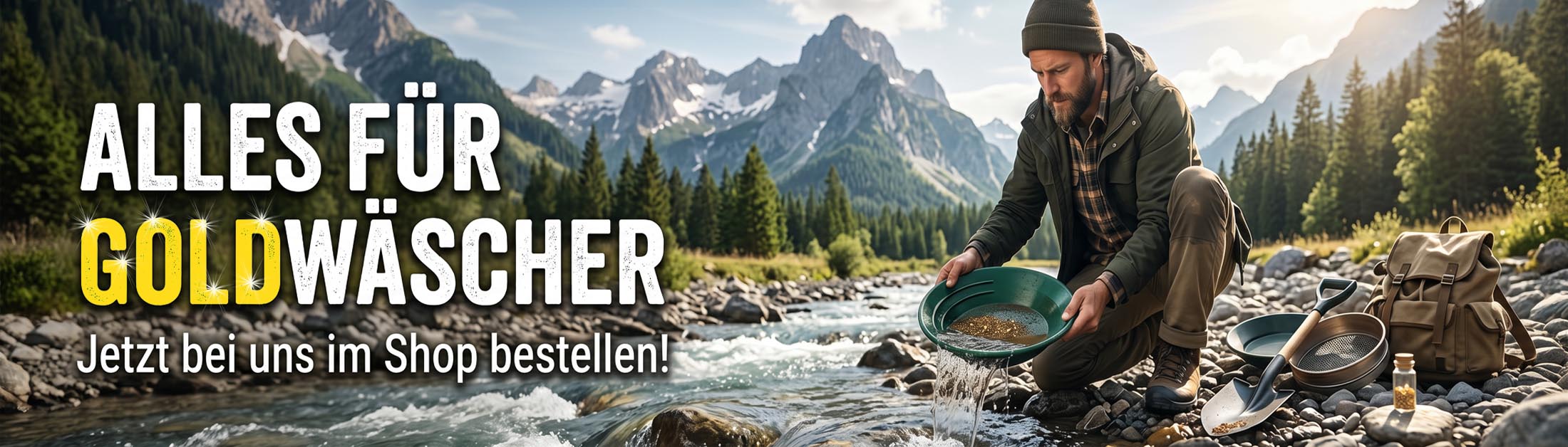 alles für Goldwäscher
