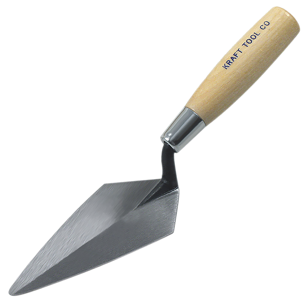 KRAFT TOOL Archäologie Spitzkelle breit mit Holzgriff AR424