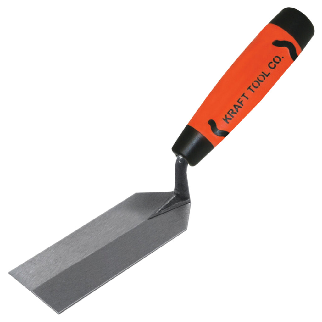 KRAFT TOOL Archäologie Spachtelkelle breit mit Soft Grip Proform® Griff AR432PF